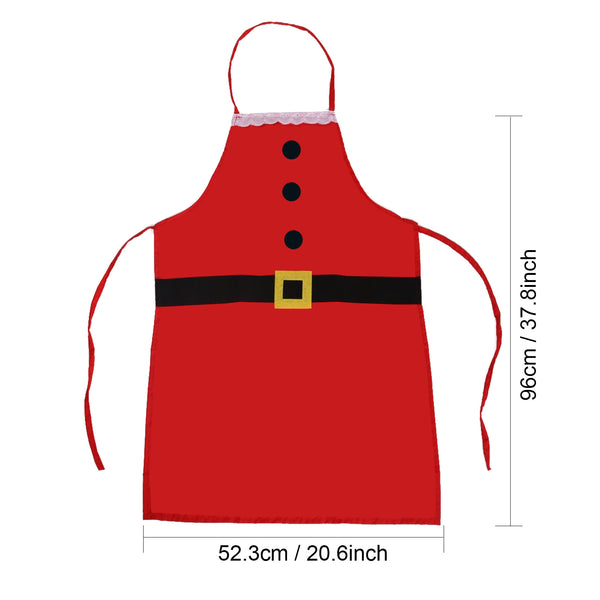 Christmas Aprons - Adjustable Kitchen Cooking Apron - Santa Claus Chef Apron