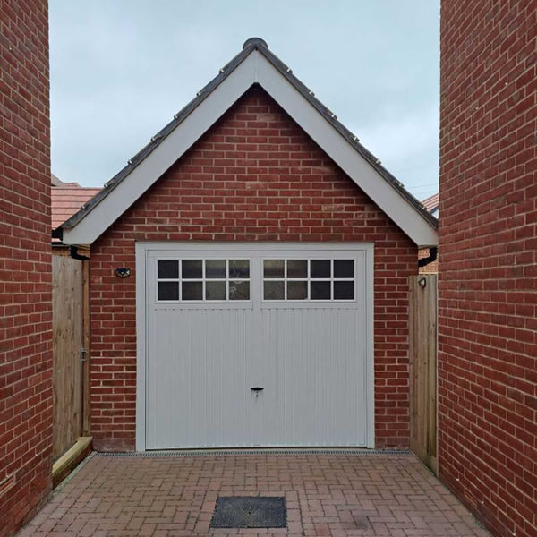 Cardale Bedford Single Garage Door Retractable with Motor and Installation in 3 Colours