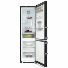 Miele KFN 4795 AD Fridge Freezer, a Rated in Black Steel