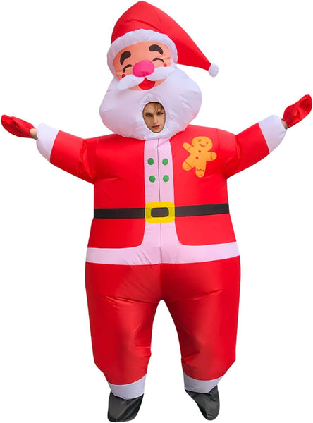 Inflatable Christmas Costume - Blow up Suit for Halloween, Festivals & Carnivals