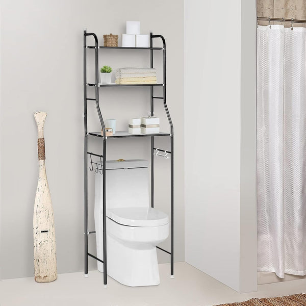 3 Tier Over Toilet Storage Rack Bathroom Laundry Washing Machine Shelf Organizer