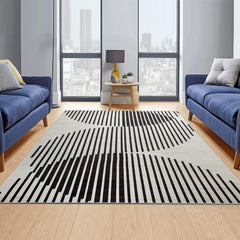 1pc Ultra Soft Printed Rug – Modern Non-Slip Living Room Area Rug, Stylish and Soft Printed Mat, Machine Washable Carpet for Bedroom, Home, and Office Floor Decoration