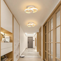 Verbrande 2-Light 25Cm LED Integrated Semi Flush Mount