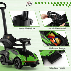 Kids Licensed Lamborghini Ride on Car with Push Handle