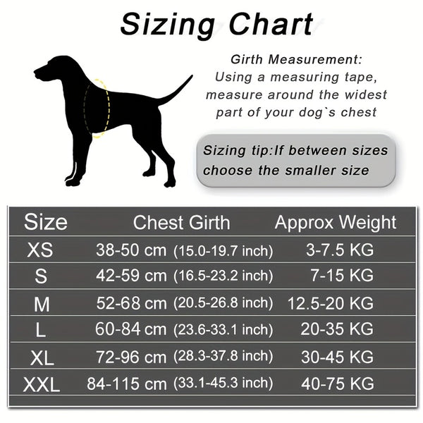 Adjustable Dog Harness for Small & Large Dogs - Reflective Nylon Vest with Striped Design, D-Ring Leash Attachment, and 