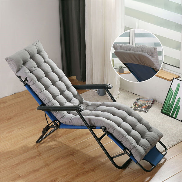 Garden Bench Cushion Chair Cushion, Sun Lounger Cushion Pads 160*50*8cm Thick Garden Recliner Chair Replacement Anti-Slip Cushion Sunbed Cushion 2 3 Seater Seat Pad for Porch Swing Patio Lawn Various Colour Options