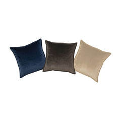 Velvet Feather Filled Deco Cushion 55 X 55 Cm, Beluga