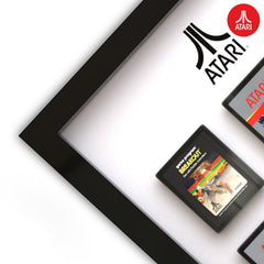 Official Atari Cartridge Wall Art Retro Gaming 3D Wall Decor Classic Arcade Cartridge Display Collectors Wall Decoration For Gaming Room Office Or Home Gift For Gamers