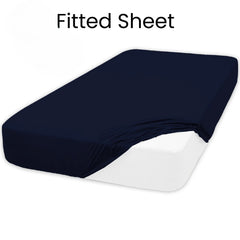 ELAFY Extra Deep 25CM Fitted Sheet Bed Sheets Single Double King Super King Bed Size cotton rich Feels super soft