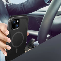 Phone Case - Magnetic for Iphone 16 15 14 13 Pro Max Plus Case - Built-In Screen And Camera Protector Underwater Diving Full Body Dropproof Shockproof Dustproof Phone Case