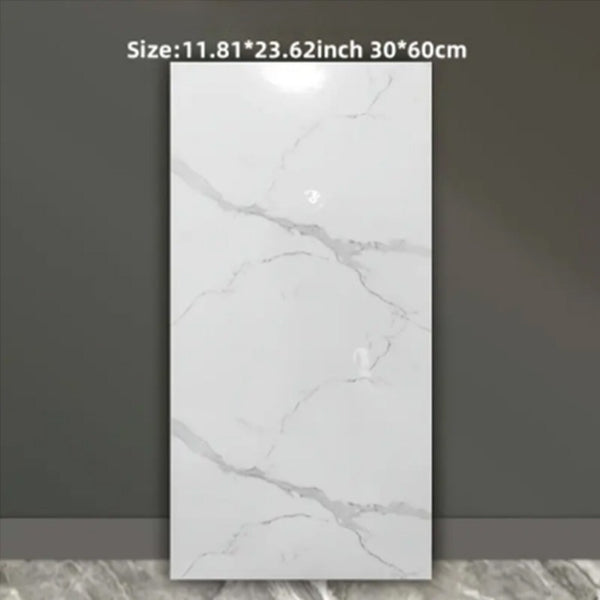 20/24/40pcs Waterproof Self-Adhesive Marble Wall Tile Stickers - Peel & Stick PVC/PE Foam Tiles with Contemporary Straight Puzzle Pattern, Washable & Removable for Bathroom, Kitchen, Living Room Home Decor, Vinyl Stickers Waterproof, Bathroom Renovations,