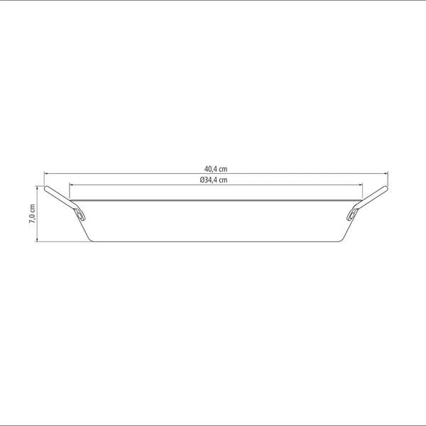 Tramontina Non-Stick Paella Pan, 34Cm