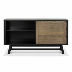 Bentley Designs Camden Weathered Oak & Peppercorn Wide Sideboard