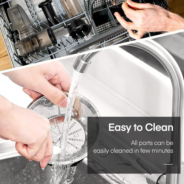 New Style Juicer Machines, Centrifugal Juicer Machines Whole Fruit and Vegetable Juice Extractor, Juicer Maker Machines Quick Juicing with 2 Speeds Control, Stainless Steel Portable Smart Juicer, Easy Clean, Ideal for Family and Healthy Living
