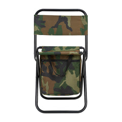 1PC Folding Chair with Storage, Foldable Fishing Seat Lightweight Chair, Portable Chair Home, Small/Large More Colors