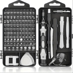114-in-1 Premium Screwdriver Tool Set, Magnetic Bit Design & High Hardness Construction, Multi-functional Repair Kit with Specialty Special-Shaped Screw Bits