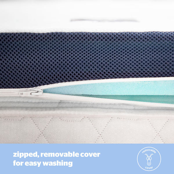 Silentnight Wellbeing Cool Touch Memory Foam Mattress Topper, Super King