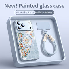 Phone Case - for Iphone 17 Pro Max Case with Rotating Lens Cover Full Protection Glass Back High End Design for Men Women