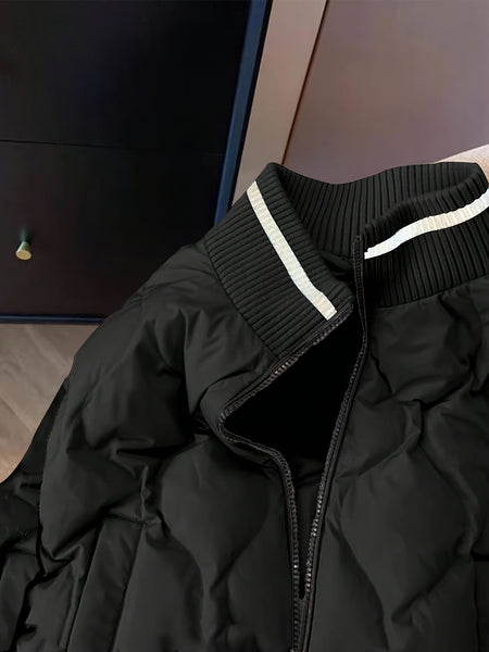 Ladies' Elegant and Fashionable Rowen Patchwork Padded Coat