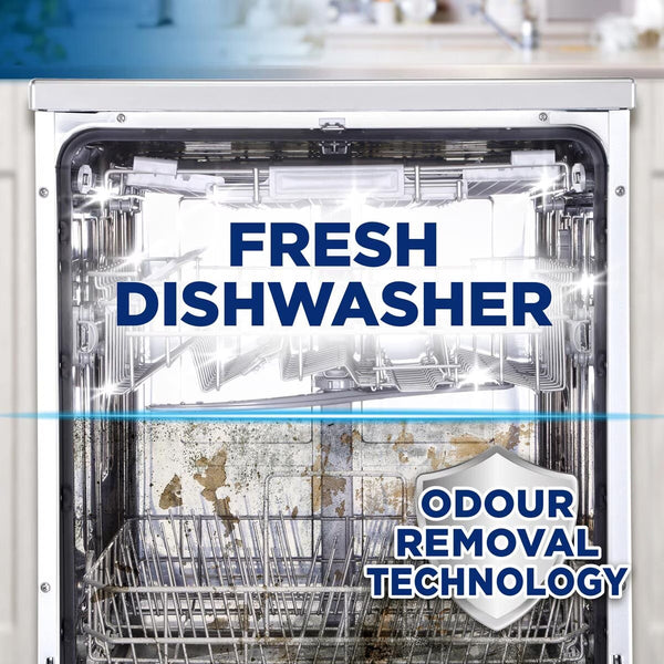 Finish Lemon Sparkle Dishwasher Cleaner, 4 X 250Ml