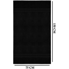 4 X Large Jumbo Bath Towels 100% Egyptian Cotton -75 x 150 cm- Soft Quick Dry Hotel Spa Big Bathroom Towels Set