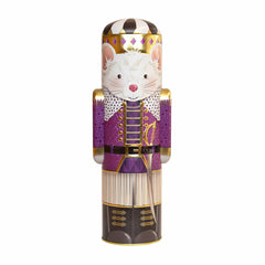 Silver Crane Christmas Nutcracker Fudge Tin in Three Colours, 300G