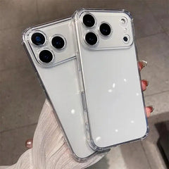Phone Case - Transparent Anti-Drop Case for Iphone 17, 17 Air, 17 Pro, And 17 Pro Max Featuring a Buffer Angle Bumper. This Soft, Thin Cover Is Impact-Resistant And Shockproof, Designed for Durability While Maintaining a Slim Profile
