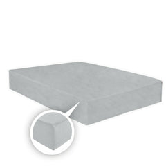 Flannelette Thermal Fitted Sheet 100% Brushed Cotton, 25cm Deep Pocket, Warm Soft Bed Sheet