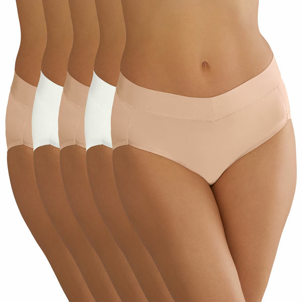 Carole Hochman Women'S Seamless Brief, 5 Pack