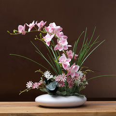 Planting pigeon orchid potted ornaments, modern minimalist home and living room decoration ornaments