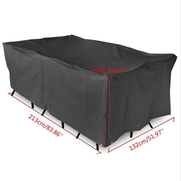 Garden Patio Outdoor Furniture Sofa Couch Chair Table Covers Black