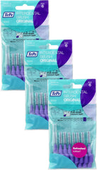 Tepe Interdental Brush, Original, Yellow, 0.7Mm/Iso 4, 8Pcs, Efficient Cleaning between Teeth, Plaque Remover and Dental Flosser for Small Gaps