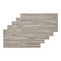 36pcs Self Adhesive Vinyl Flooring, 15X30cm Wood & & Stone Grain Effect Peel and Stick Floor Tiles, Waterproof Flooring Stickers for Home Office Bedroom Kitchen Living Room