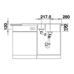 Blanco Silgranit Sink and Chrome Tap Set