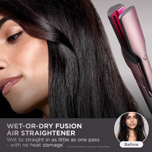 Shark Flexfusion Straight 5-In-1 Air Styler & Dryer & Ceramic Straightener with Case, HD625SUK