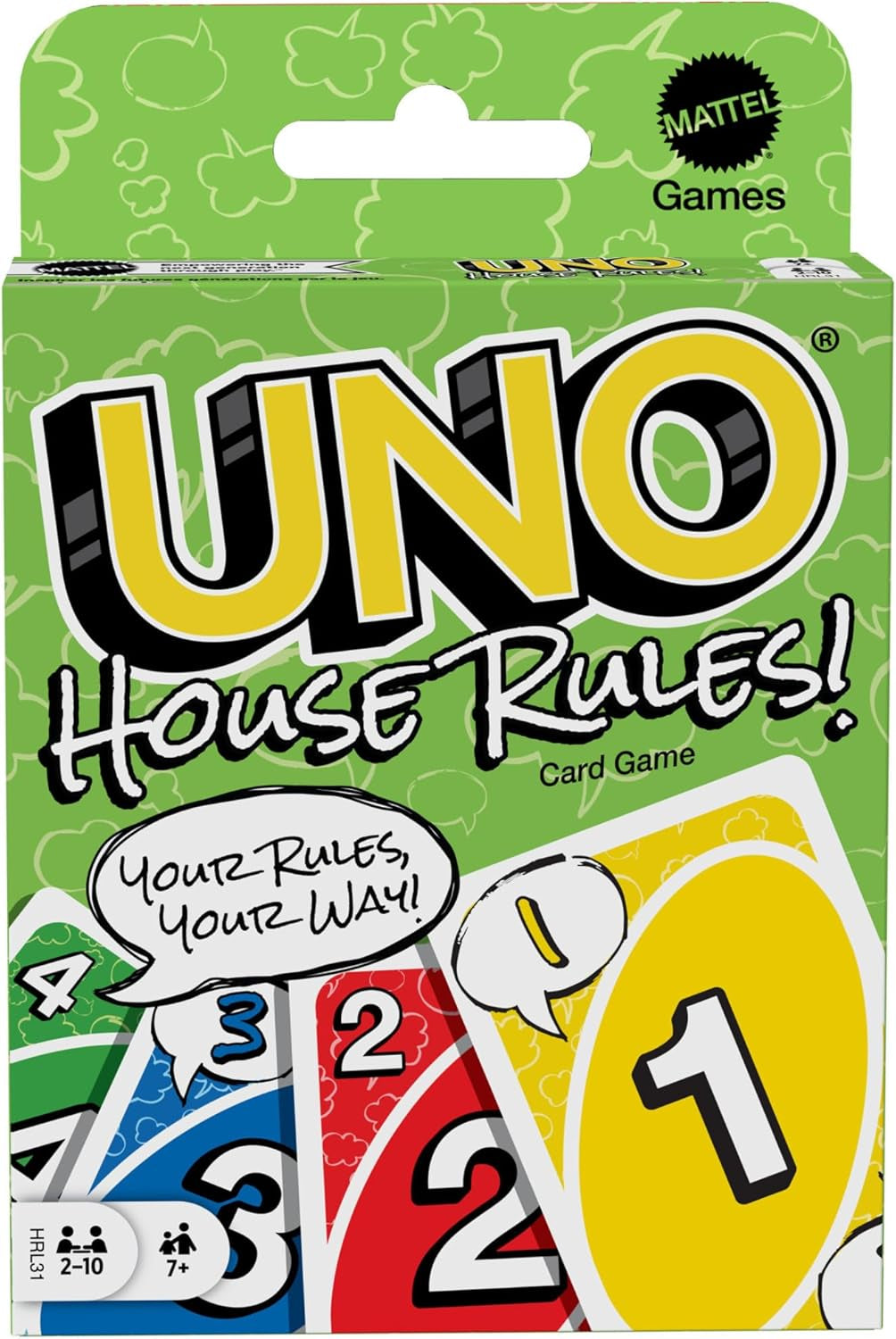 Mattel Games UNO, Classic Card Game for Kids and Adults for Family Game Night, Use as a Travel Game or Engaging Gift for Kids, 2 to 10 Players, Ages 7 and Up, W2087