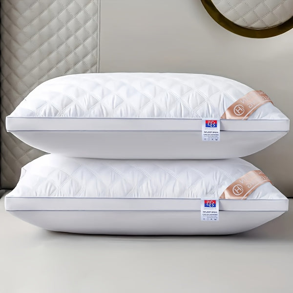 1pc 2pcs 4pcs 6pcs Weight 800GSM Luxury Hotel Quality 48x74cm Quilted Bed Pillows for Sleeping Deep Filled Bounce Back All Seasons