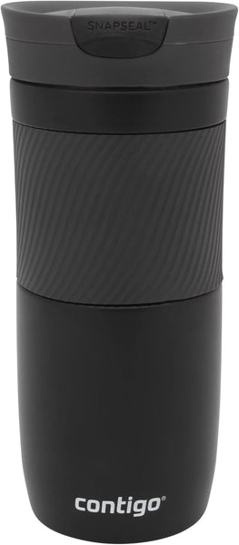Contigo Byron Snapseal Travel Mug | Stainless Steel Thermal Mug | Vacuum Flask | Leakproof Tumbler | Coffee to Go Mug with BPA Free Easy-Clean Lid