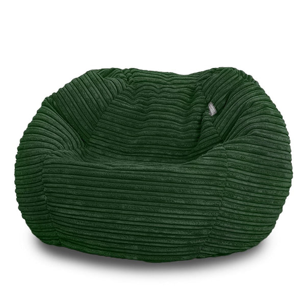 Corduroy Kids Bean Bag Chair with Filling Included - Lightweight Comfortable Beanbag Seat - Machine Washable Childrens Beanbag Furniture for Girls & Boys - 67 x 52cm