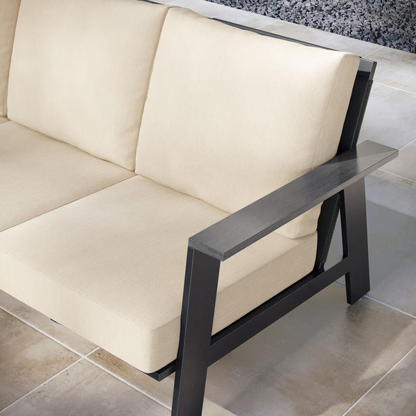 Atleisure Brentley 4 Piece Deep Seating Patio Set + Cover