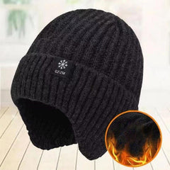 Men'S & Women'S Flocked Beanie Winter Hat with Elastic - Lightweight Warm Ski for Cold Weather, All-Season Outdoor & Casual Use, Unisex Snug Fit, & Navy, Durable Flocking Technology, No Batteries/Electronics, Versatile for Skiing