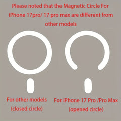 Phone Case - 2pcs (1pc Phone Case And 1pc Camera Lens Protector) Luxury Magnetic Shockproof Phone Case Compatible with Iphone 17, 16, 15, 14, 13, 12, 11 Pro Max Plus Air 16E, Featuring a Lens Holder And Glass Lens Protector