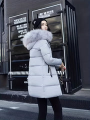 Women's thick and warm winter coat - Cold-proof jacket, suitable for daily and formal occasions - Fashionable outerwear, Women's winter clothing, formal coat, casual coat, mid-length design, easy to care for material, durable fabric