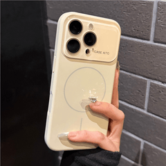 Phone Case - New Colorful Full Lens Protection Phone Case for Iphone 17 Air 16 15 14 13 Pro Max Magnetic Cover