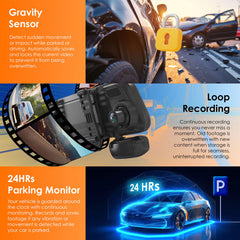 Rexing M4 4-Channel 12” Touch Screen Mirror Dash Cam