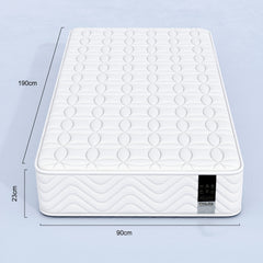 Single/Double Mattress 3FT/4FT6/5FT | Bonnell Spring Cooltouch Breathable Cover, Plush Comfort Support, 19/23/25cm Deep Value Mattress, Oyajia Brand