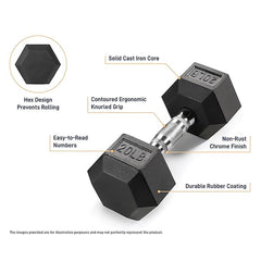 Marcy DBR-150 68Kg Dumbbell Set with Storage Rack