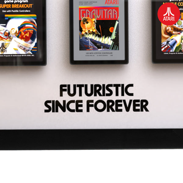 Official Atari Cartridge Wall Art Retro Gaming 3D Wall Decor Classic Arcade Cartridge Display Collectors Wall Decoration For Gaming Room Office Or Home Gift For Gamers