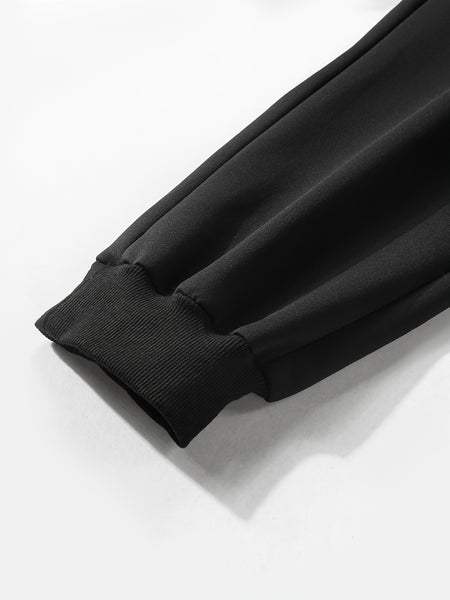 3-Pack Men'S Casual Sports Straight Leg Pants | Loose Fit, Ideal for Gym Training, Holiday Outings, and Outdoor Activities, All-Season, Drawstring Closure, Fiber
