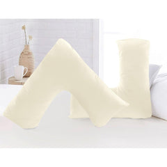 V shaped pillow case microfiber Back & Neck Support Pregnancy/Nursing V Pillowcase cover only Microfiber.